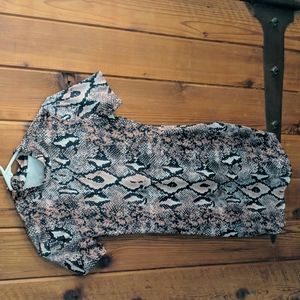 Bodycon snake skin short/mini dress